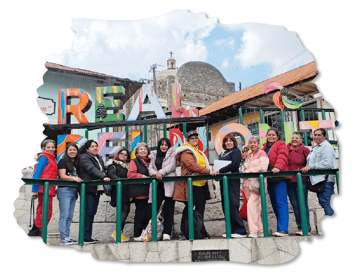 Familia disfrutando una experiencia en Hidalgo